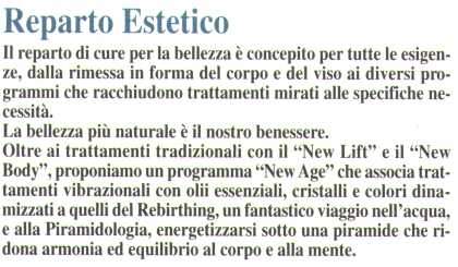 Reparto Estetico